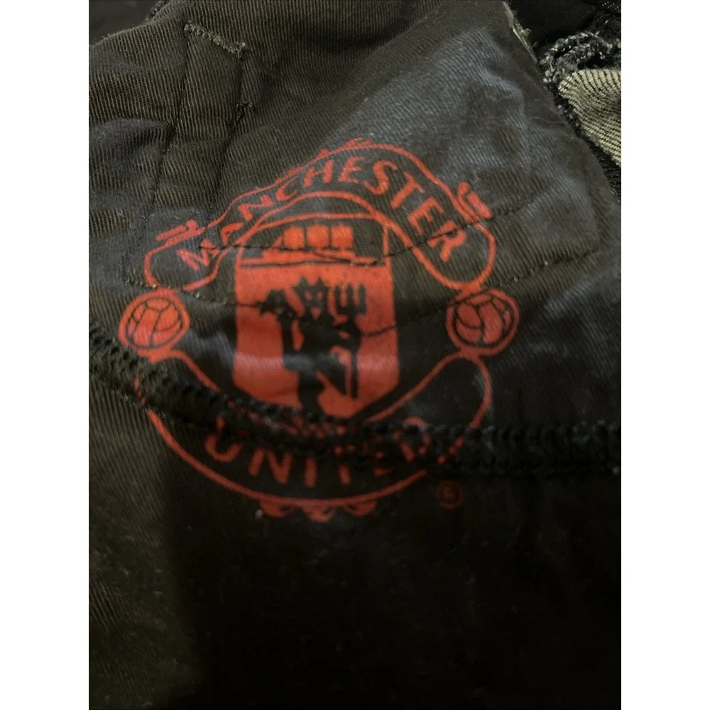 True Religion Manchester United Jack SE Jeans Mens 34x29 Dark Wash Red Stitch